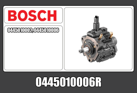 KUNNOSTETTU BOSCH CR PUMPPU (VAIHTO-OSA) 0445010006R