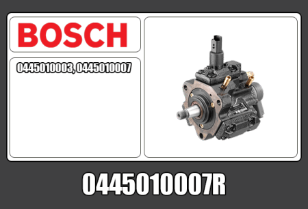 KUNNOSTETTU BOSCH CR PUMPPU (VAIHTO-OSA) 0445010007R