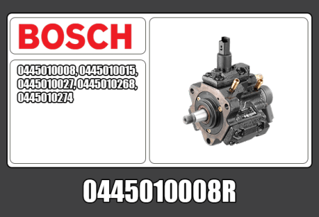 KUNNOSTETTU BOSCH CR PUMPPU (VAIHTO-OSA) 0445010008R