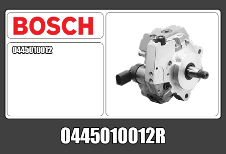 KUNNOSTETTU BOSCH CR PUMPPU (VAIHTO-OSA) 0445010012R