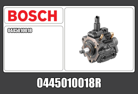 KUNNOSTETTU BOSCH CR PUMPPU (VAIHTO-OSA) 0445010018R