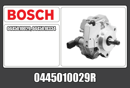 KUNNOSTETTU BOSCH CR PUMPPU (VAIHTO-OSA) 0445010029R