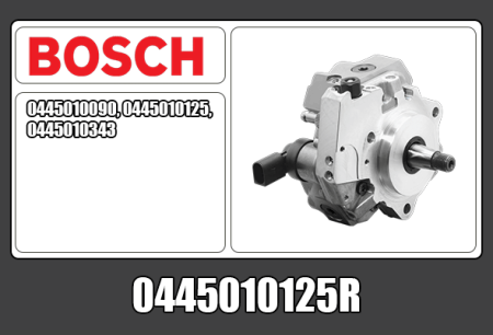 KUNNOSTETTU BOSCH CR PUMPPU (VAIHTO-OSA) 0445010125R