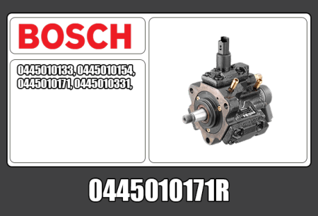 KUNNOSTETTU BOSCH CR PUMPPU (VAIHTO-OSA) 0445010171R