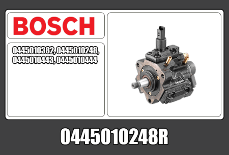 KUNNOSTETTU BOSCH CR PUMPPU (VAIHTO-OSA) 0445010248R