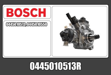 KUNNOSTETTU BOSCH CR PUMPPU (VAIHTO-OSA) 0445010513R