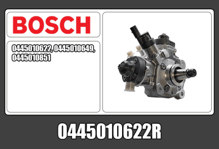 KUNNOSTETTU BOSCH CR PUMPPU (VAIHTO-OSA) 0445010622R