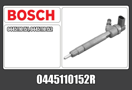 KUNNOSTETTU BOSCH CRI SUUTIN (VAIHTO-OSA) 0445110152R