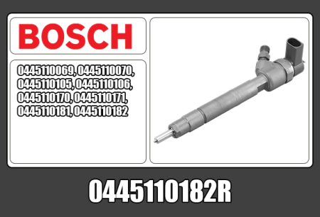 KUNNOSTETTU BOSCH CRI SUUTIN (VAIHTO-OSA) 0445110182R