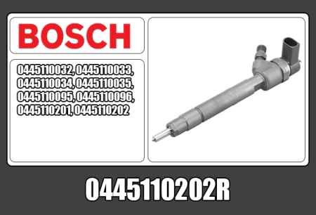 KUNNOSTETTU BOSCH CRI SUUTIN (VAIHTO-OSA) 0445110202R