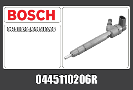 KUNNOSTETTU BOSCH CRI SUUTIN (VAIHTO-OSA) 0445110206R