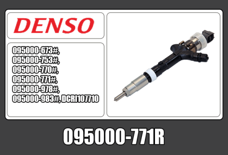 KUNNOSTETTU DENSO CRI SUUTIN (VAIHTO-OSA) 095000-771R