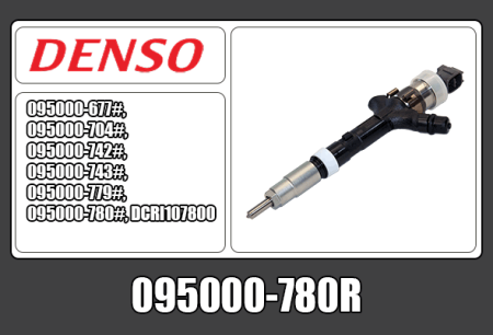 KUNNOSTETTU DENSO CRI SUUTIN (VAIHTO-OSA) 095000-780R