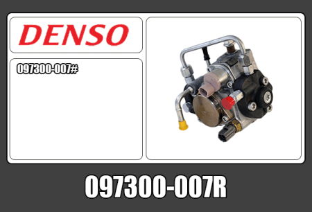 KUNNOSTETTU DENSO CR PUMPPU (VAIHTO-OSA) 097300-007R