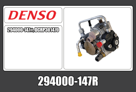 KUNNOSTETTU DENSO CR PUMPPU (VAIHTO-OSA) 294000-147R