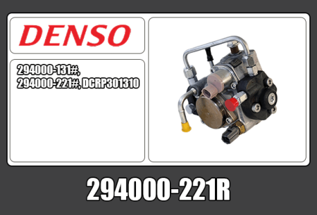 KUNNOSTETTU DENSO CR PUMPPU (VAIHTO-OSA) 294000-221R